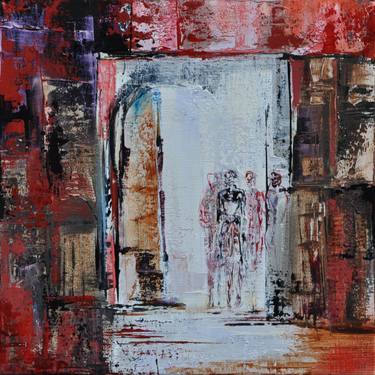 Original Contemporary People Painting by Toos Van Holstein