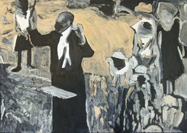 Original Expressionism Music Painting by Igor Khersonskyy