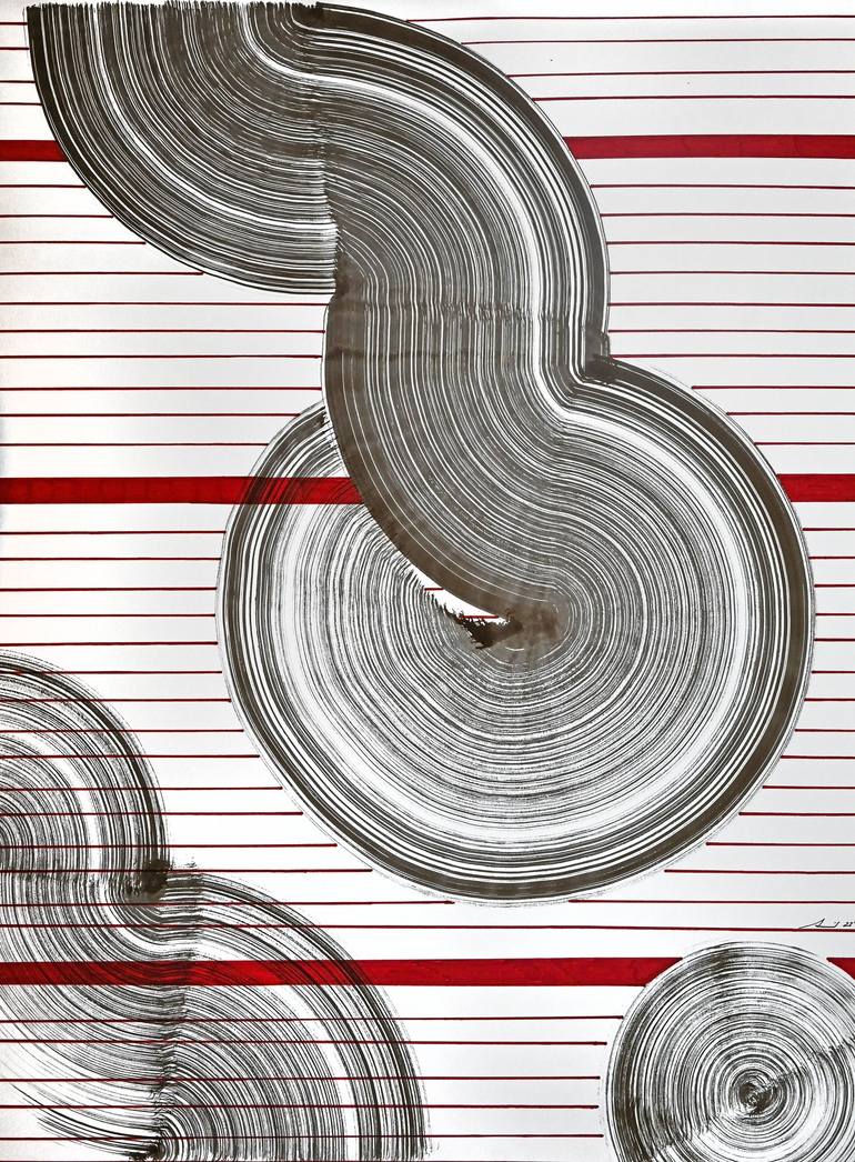 Print of Contemporary Abstract Drawings by Sumit Mehndiratta