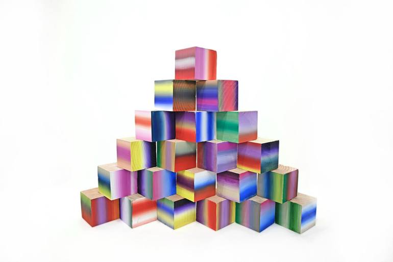 Original Abstract Geometric Sculpture by Sumit Mehndiratta