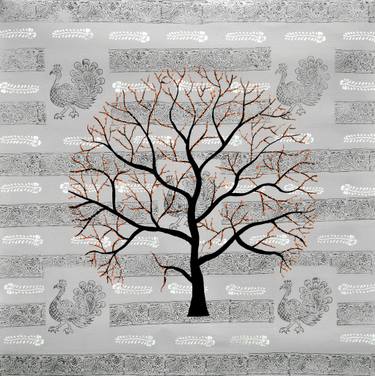 Original Abstract Expressionism Tree Paintings by Sumit Mehndiratta