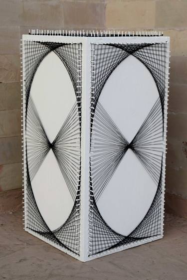 Original Abstract Geometric Sculpture by Sumit Mehndiratta