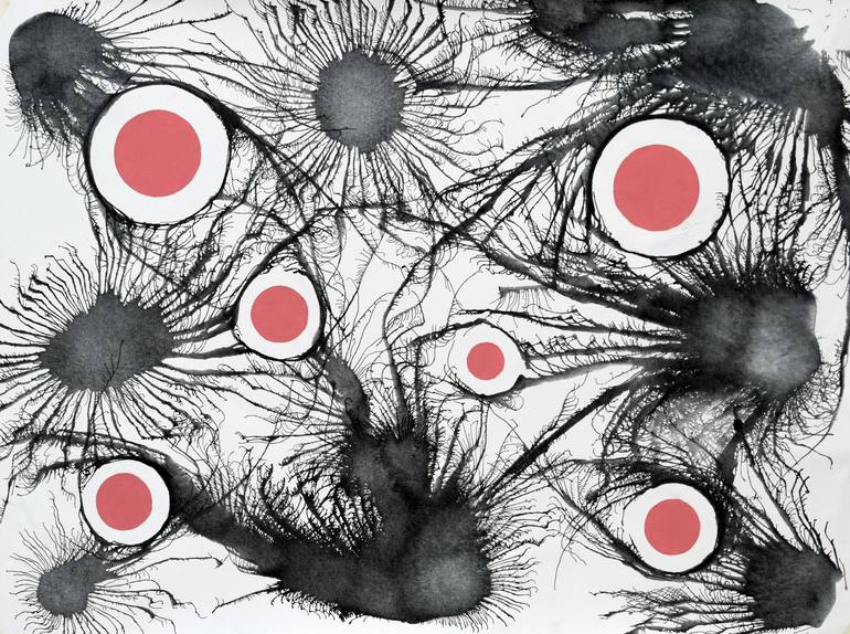Print of Abstract Expressionism Abstract Paintings by Sumit Mehndiratta