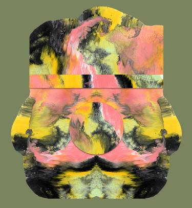 Original Abstract Expressionism Portrait Digital by Sumit Mehndiratta