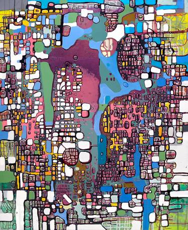 Original Modern Abstract Paintings by Fernando Jaramillo