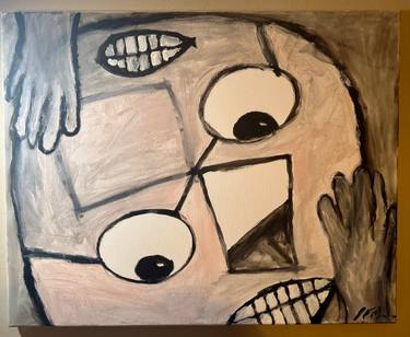 Original Abstract Expressionism Abstract Painting by John F Michael
