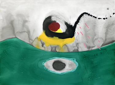 Original Abstract Landscape Drawings by Heather Goodwind
