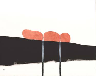 Original Minimalism Abstract Drawings by Heather Goodwind