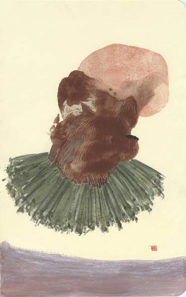 Original Figurative Abstract Drawings by Heather Goodwind