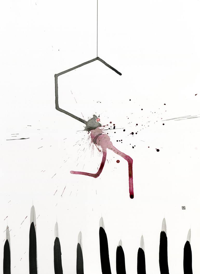 Original Conceptual Mortality Drawings by Heather Goodwind