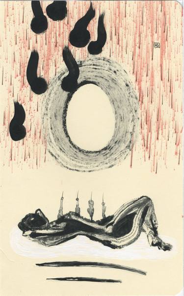 Original Conceptual Erotic Drawings by Heather Goodwind