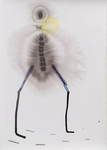 Original Expressionism Classical mythology Drawings by Heather Goodwind