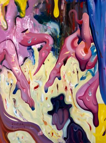 Original Contemporary Erotic Paintings by Maxim Fomenko