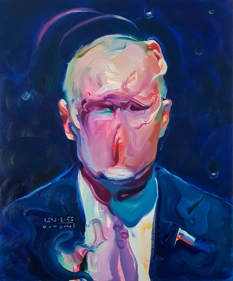 Print of Figurative Portrait Paintings by Maxim Fomenko