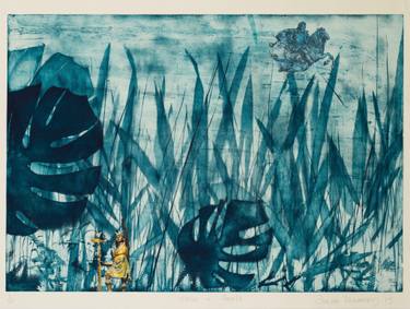 Original Conceptual Botanic Printmaking by Frieda Meaney
