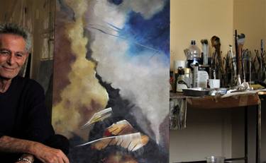 Original Abstract Painting by Damian Ebejer