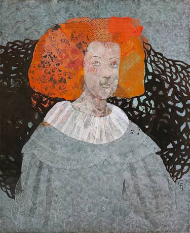 Original Expressionism People Mixed Media by Cécile Duchêne Malissin