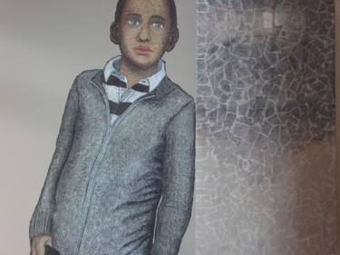 Original Figurative People Mixed Media by Cécile Duchêne Malissin
