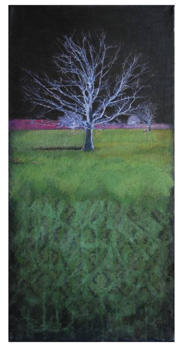 Original Figurative Tree Paintings by Cécile Duchêne Malissin