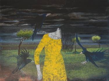 Original Figurative Nature Mixed Media by Cécile Duchêne Malissin