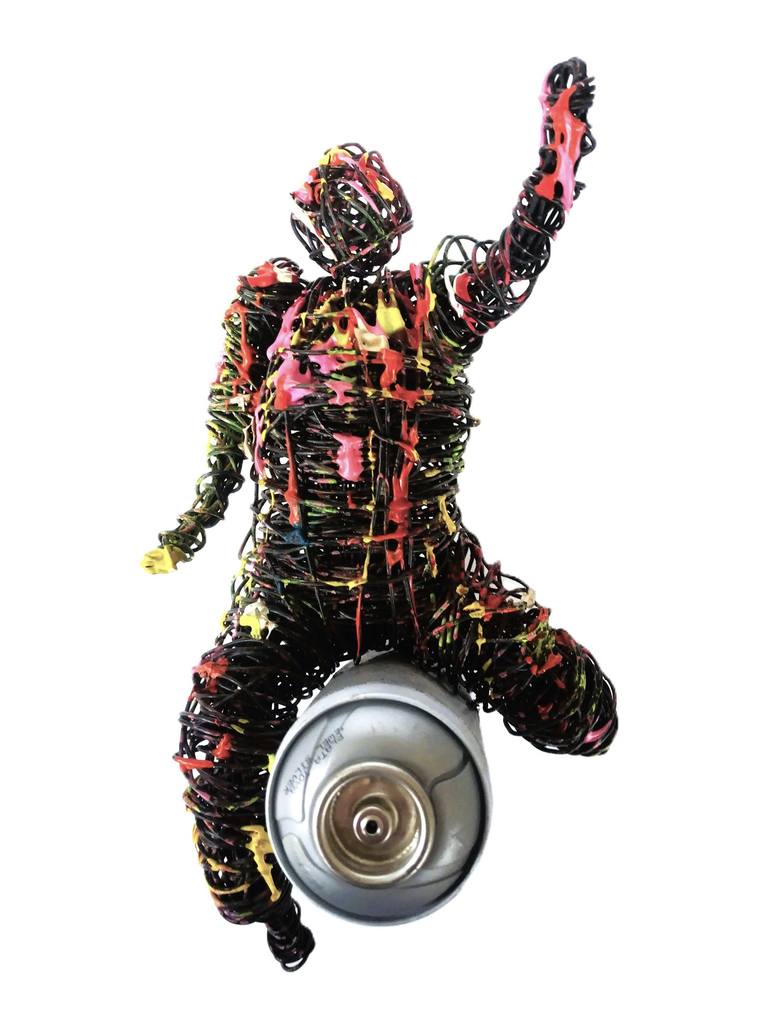 Original Figurative Graffiti Sculpture by David SàNchez LeòN