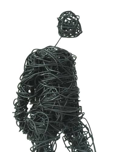 Original Figurative People Sculpture by David Sànchez Leòn