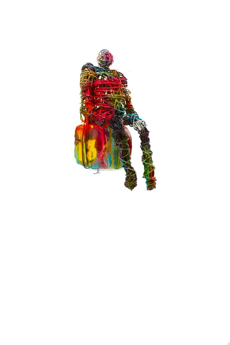 Original Figurative Graffiti Sculpture by David Sànchez Leòn