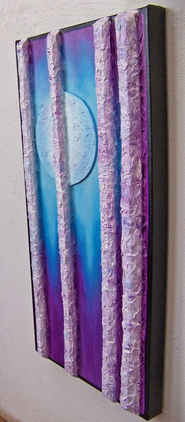 Original Abstract Tree Paintings by Jo And Jan Moore Romancing The Stone
