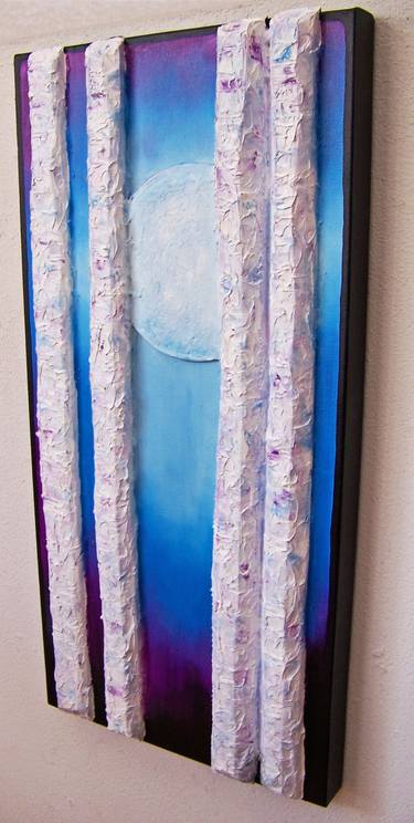 Original Expressionism Tree Paintings by Jo And Jan Moore Romancing The Stone