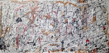 Original Abstract Expressionism Abstract Paintings by Sergio Rincón