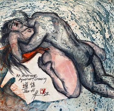 Original Figurative Erotic Mixed Media by Lea Jerlagić