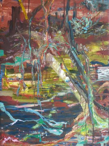 Original Abstract Expressionism Abstract Painting by Jessica Muller