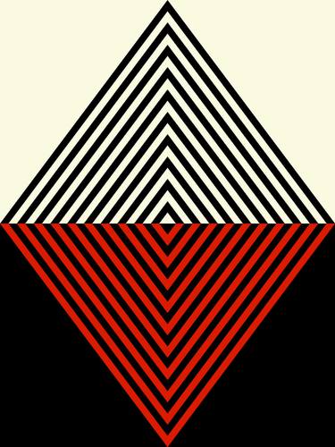 Original Minimalism Abstract Digital by Peter Strnad