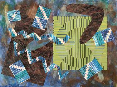 Original Abstract Patterns Mixed Media by Dennis Eavenson And Sharon Eavenson