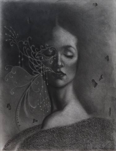 Original Figurative Women Drawing by Ilaria Caputo