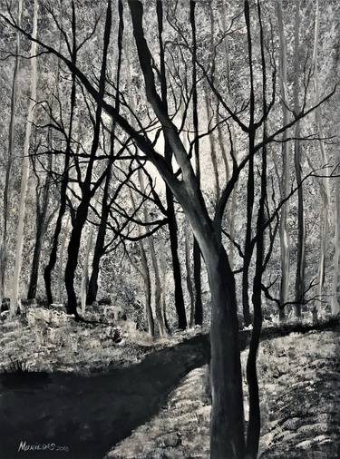 Original Fine Art Tree Paintings by Lorenzo Muriedas