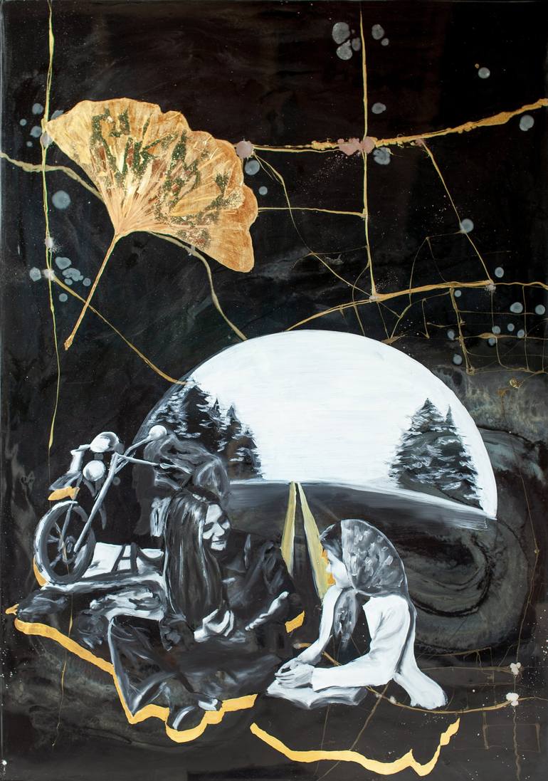 Original Conceptual Women Paintings by Adrienne Egger
