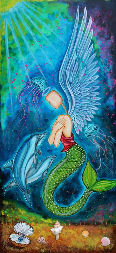 Original Expressionism Fantasy Paintings by Augusto Sanchez