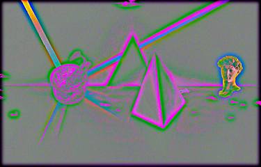 Original Abstract Expressionism Classical Mythology Digital by Panos Pliassas