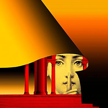 Original Art Deco Classical Mythology Mixed Media by Panos Pliassas