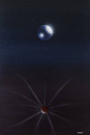 Original Fine Art Outer Space Paintings by Panos Pliassas