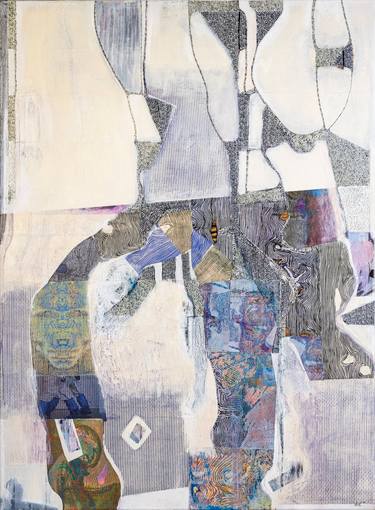 Original Abstract Expressionism Abstract Painting by Bernhard Lehmann