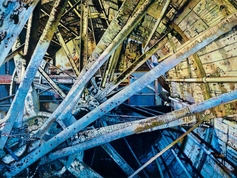 Print of Conceptual Interiors Paintings by Morgan Craig