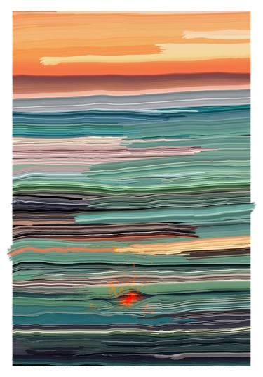 Original Contemporary Abstract Digital by Béla Magyar