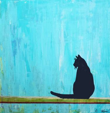 Original Expressionism Animal Mixed Media by Christine  Allan