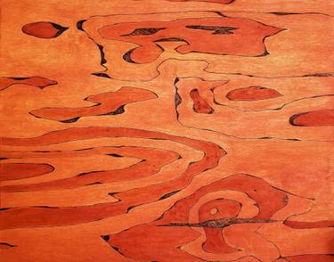 Original Conceptual Nature Mixed Media by Christine  Allan