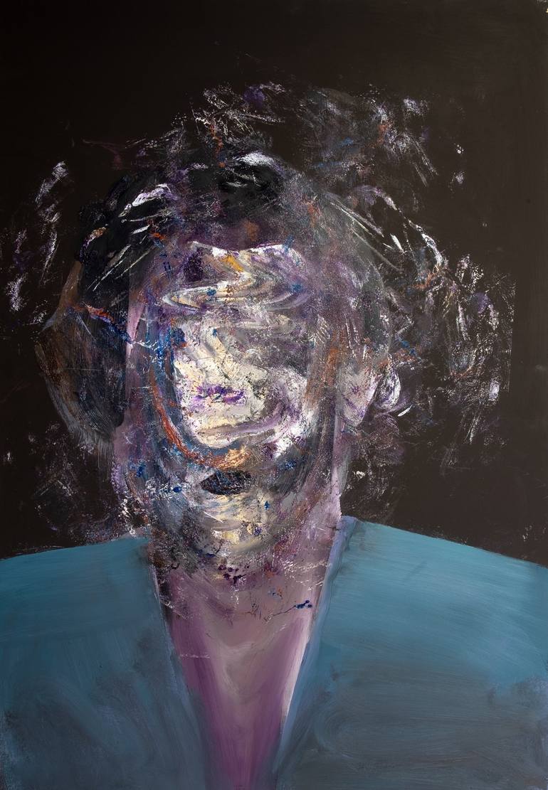Print of Expressionism Portrait Paintings by Rafal Chojnowski