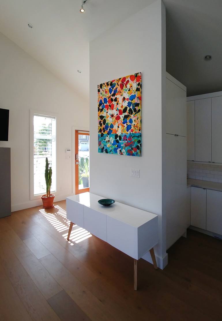 Print of Abstract Expressionism Abstract Paintings by Valerie Capewell
