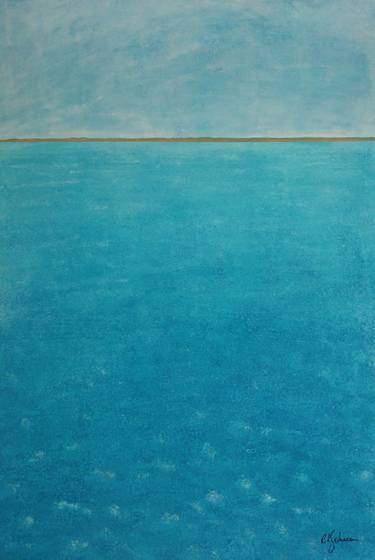 Original Impressionism Seascape Painting by Barry Johnson