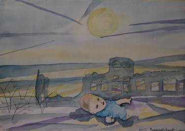 Original Figurative Fantasy Painting by Simonetta Leonetti Luparini
